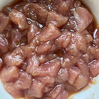 #黄河路美食#南瓜豌豆炒肉丁的做法图解1