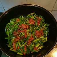 蒜苔炒肉片的做法图解8