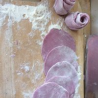 玫瑰紫薯馒头的做法图解5
