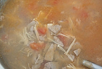 西红柿金针菇猪肝汤的做法