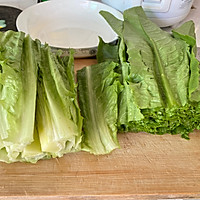 豆豉鲮鱼炒油麦菜的做法图解2