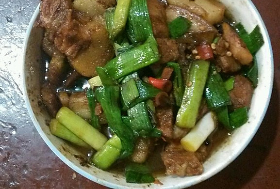 小炒五花肉