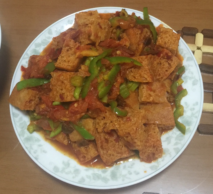 辣炒面筋的做法图解5