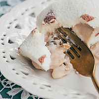 代糖天使蛋糕奶牛瑞士卷（低卡芋泥&水果麦片夹心）的做法图解24