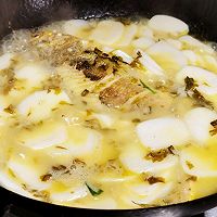 雪菜黄鱼煮年糕的做法图解6