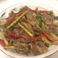 竹笋炒肥牛片的做法图解11