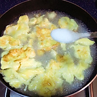 豌豆苗煎蛋汤的做法图解8