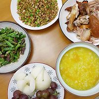 花生碎炒豆渣的做法图解7