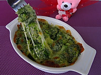 超简单的补钙菜---焗西兰花的做法图解8