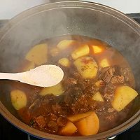 #中秋香聚 美味更圆满#土豆焖牛腩的做法图解9