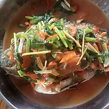 酸酸甜甜蕃茄煮鱼