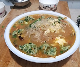 韭菜丸子汤的做法