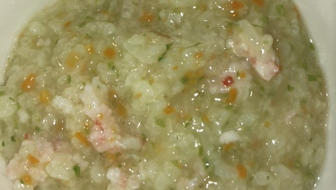 宝宝辅食 鲜虾蔬菜粥