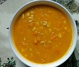 南瓜蚕豆汤的做法