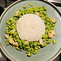 简单晚餐：扇贝毛豆配白米饭的做法图解10