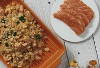 #挪威三文鱼#低脂健康三文鱼炒饭大吃一口超好吃的做法
