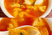 低脂低卡的番茄鸡蛋豆腐汤～减脂首选营养汤的做法