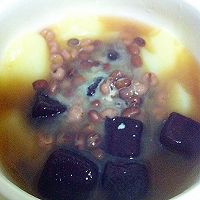 红豆薏米布丁芋圆 ^美容甜品^的做法图解10