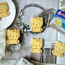 #安佳儿童创意料理#"小棍宁"都喜欢的Kitty饼干