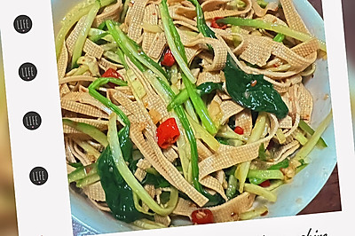 减脂凉拌豆腐皮
