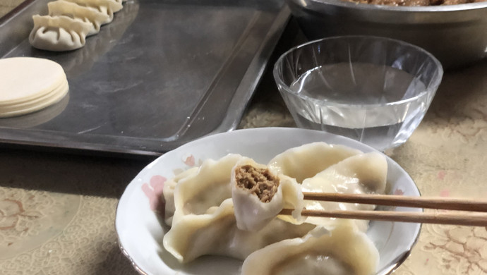 猪肉大葱饺子
