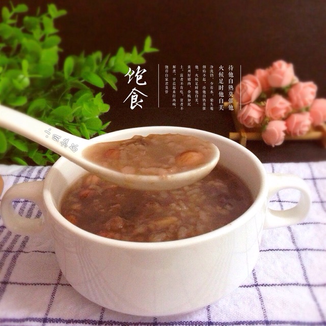 红豆花生粥