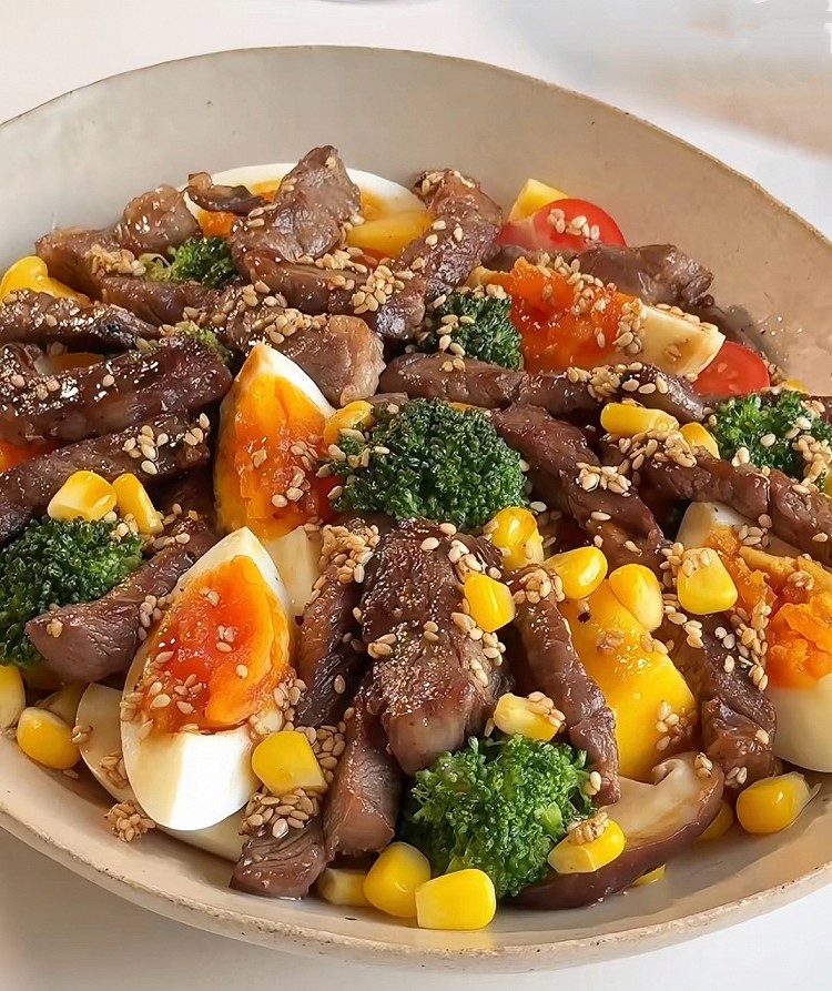 蔬菜牛肉沙拉的做法