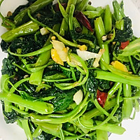 家常空心菜（藤藤菜）的做法图解4