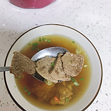 猪肝汤㊙️这样做一点都不腥还嫩