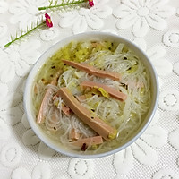 火腿烩米粉的做法图解11