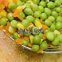 #美味开学季#豌豆玉米鸡蛋饼的做法图解5