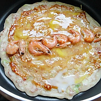 虾仁肉肠煎饼——利仁电火锅试用的做法图解5