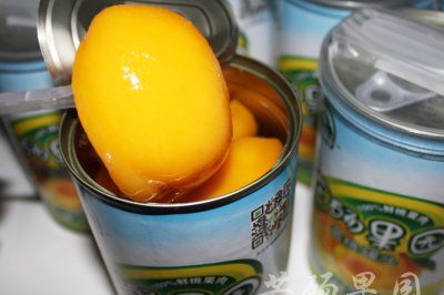 美食怎少的了芒砀果园黄桃罐头