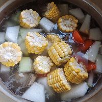 #流感季饮食攻略#冬瓜玉米排骨汤的做法图解7