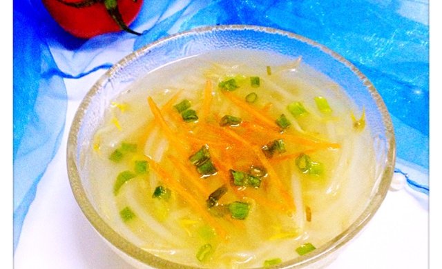 【清汤绿豆芽】