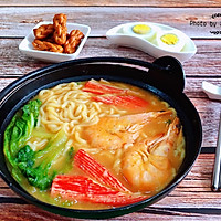 #春季食材大比拼#海鲜辛拉面的做法图解8