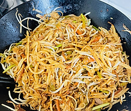炒饼丝的做法