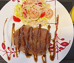 煎西冷牛扒的做法