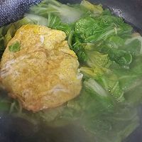 #福气年夜菜#简材不简味之鸡蛋白菜汤的做法图解9