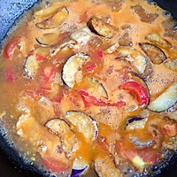 #百搭的一道菜#西红柿瘦肉焖茄子的做法图解7