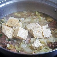排骨圆白菜炖冻豆腐#母亲节，给妈妈做道菜#的做法图解6