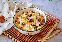 #全电厨王料理挑战赛热力开战！#豌豆糯米饭的做法