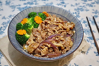 日式照烧牛肉饭