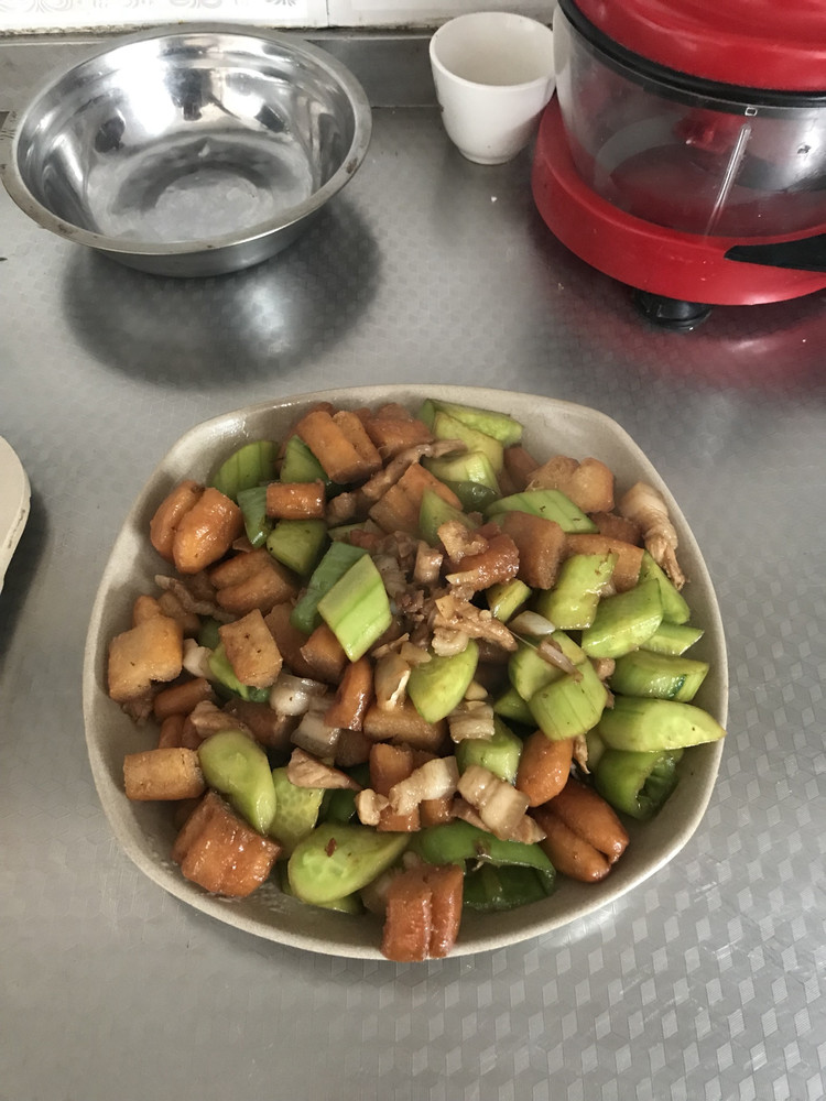 黄瓜炒油条的做法