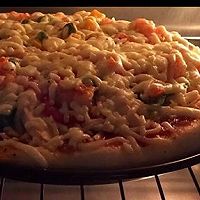 海鲜披萨#有颜值的实力派#的做法图解17