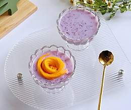 低卡养颜甜品❗️牛奶紫薯银耳羹✨越喝越美丽的做法