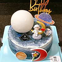 宇航员星球蛋糕的做法图解28