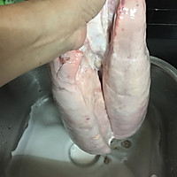 金银菜杏汁猪肺汤的做法图解1