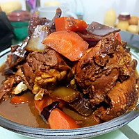 红烧鸡块焖面的做法图解10