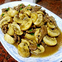 蘑菇牛肉-懒人版快手菜